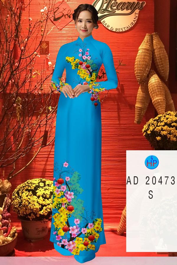 Vải Áo Dài Hoa Mai Đón Tết thiết kế 2020 AD 20473 42 Vải Áo Dài Hoa Mai Đón Tết thiết kế 2020 AD 20473