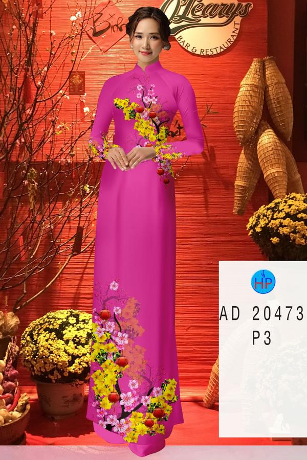 Vải Áo Dài Hoa Mai Đón Tết thiết kế 2020 AD 20473 44 Vải Áo Dài Hoa Mai Đón Tết thiết kế 2020 AD 20473
