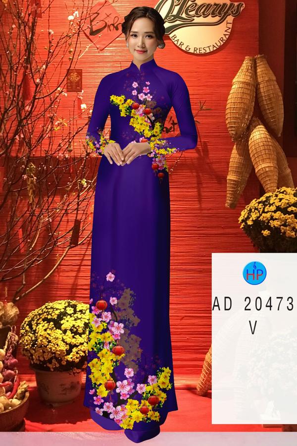 Vải Áo Dài Hoa Mai Đón Tết thiết kế 2020 AD 20473 41 Vải Áo Dài Hoa Mai Đón Tết thiết kế 2020 AD 20473