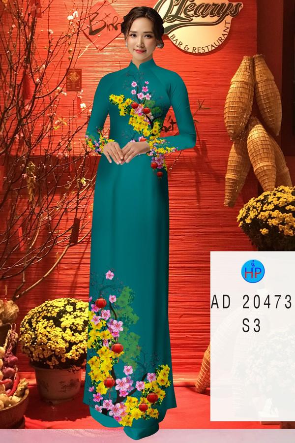 Vải Áo Dài Hoa Mai Đón Tết thiết kế 2020 AD 20473 48 Vải Áo Dài Hoa Mai Đón Tết thiết kế 2020 AD 20473