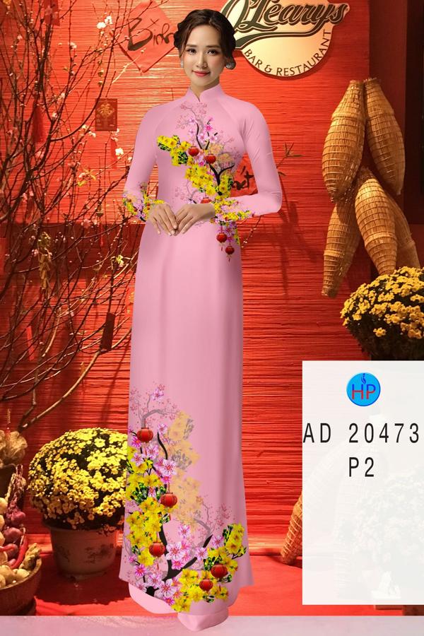 Vải Áo Dài Hoa Mai Đón Tết thiết kế 2020 AD 20473 50 Vải Áo Dài Hoa Mai Đón Tết thiết kế 2020 AD 20473