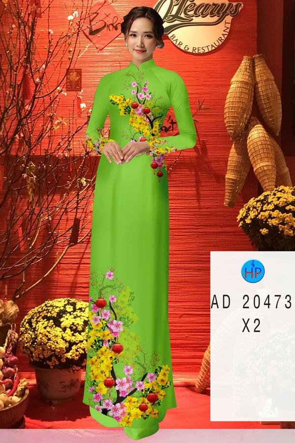 Vải Áo Dài Hoa Mai Đón Tết thiết kế 2020 AD 20473 51 Vải Áo Dài Hoa Mai Đón Tết thiết kế 2020 AD 20473