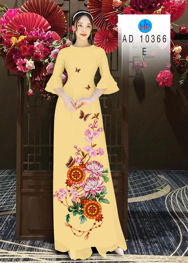 Vải Áo Dài Hoa Cúc mới ra AD 10366 51 Vải Áo Dài Hoa Cúc mới ra AD 10366