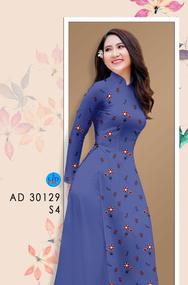 Vải Áo Dài Hoa Nhí mới ra AD 30129 38 Vải Áo Dài Hoa Nhí mới ra AD 30129