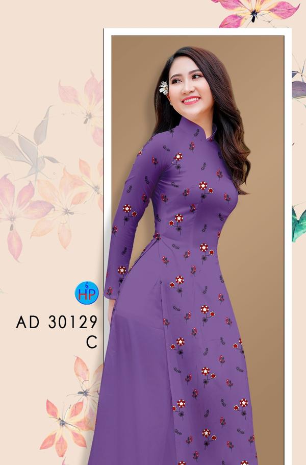 Vải Áo Dài Hoa Nhí mới ra AD 30129 39 Vải Áo Dài Hoa Nhí mới ra AD 30129