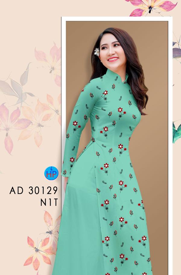 Vải Áo Dài Hoa Nhí mới ra AD 30129 41 Vải Áo Dài Hoa Nhí mới ra AD 30129