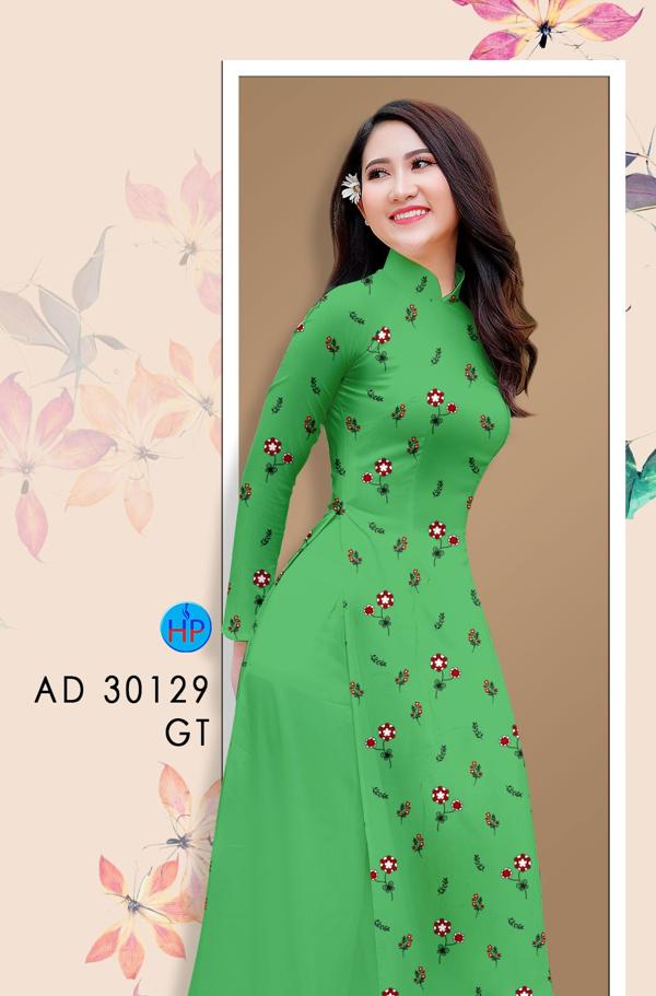 Vải Áo Dài Hoa Nhí mới ra AD 30129 42 Vải Áo Dài Hoa Nhí mới ra AD 30129