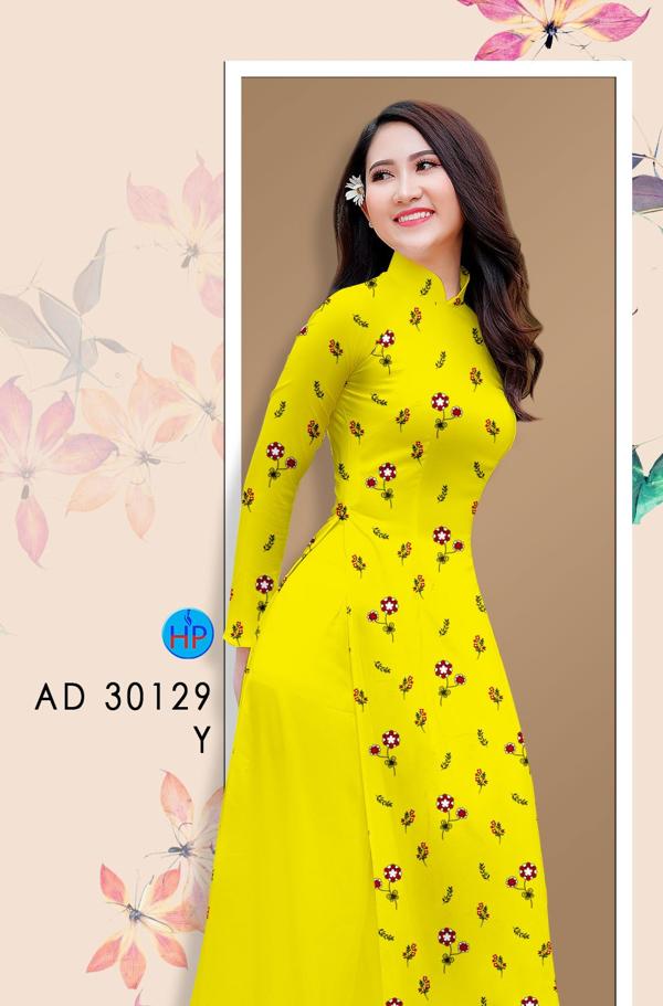 Vải Áo Dài Hoa Nhí mới ra AD 30129 45 Vải Áo Dài Hoa Nhí mới ra AD 30129