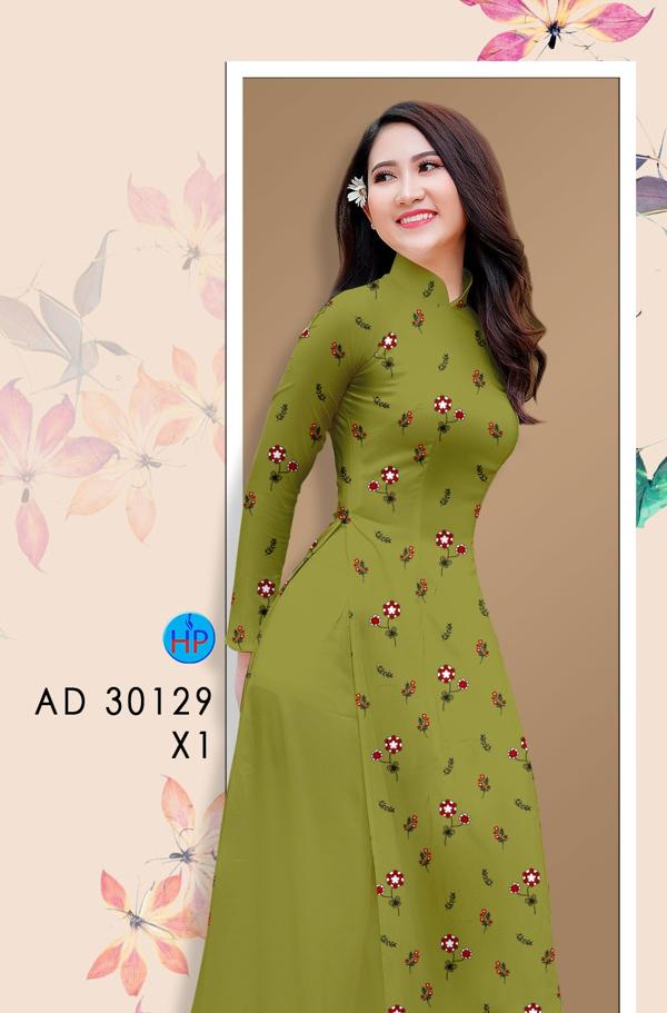 Vải Áo Dài Hoa Nhí mới ra AD 30129 46 Vải Áo Dài Hoa Nhí mới ra AD 30129