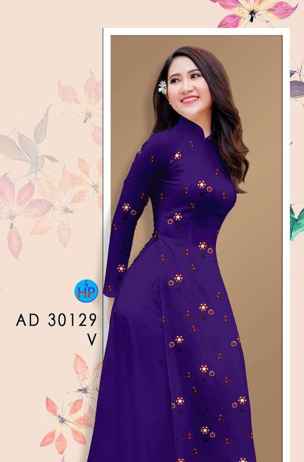 Vải Áo Dài Hoa Nhí mới ra AD 30129 49 Vải Áo Dài Hoa Nhí mới ra AD 30129