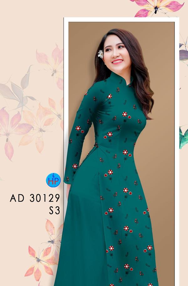 Vải Áo Dài Hoa Nhí mới ra AD 30129 50 Vải Áo Dài Hoa Nhí mới ra AD 30129