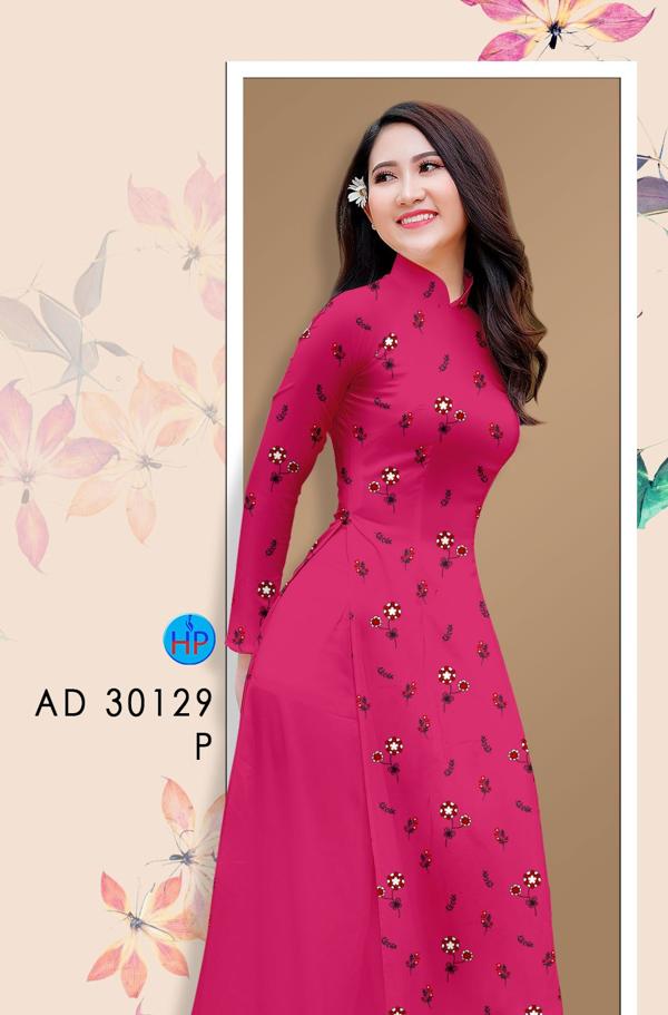 Vải Áo Dài Hoa Nhí mới ra AD 30129 48 Vải Áo Dài Hoa Nhí mới ra AD 30129