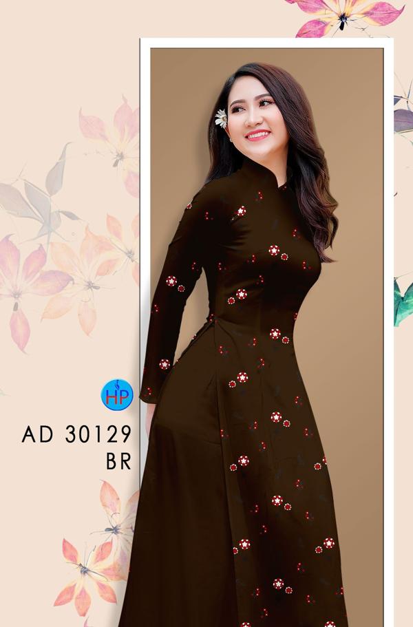 Vải Áo Dài Hoa Nhí mới ra AD 30129 52 Vải Áo Dài Hoa Nhí mới ra AD 30129