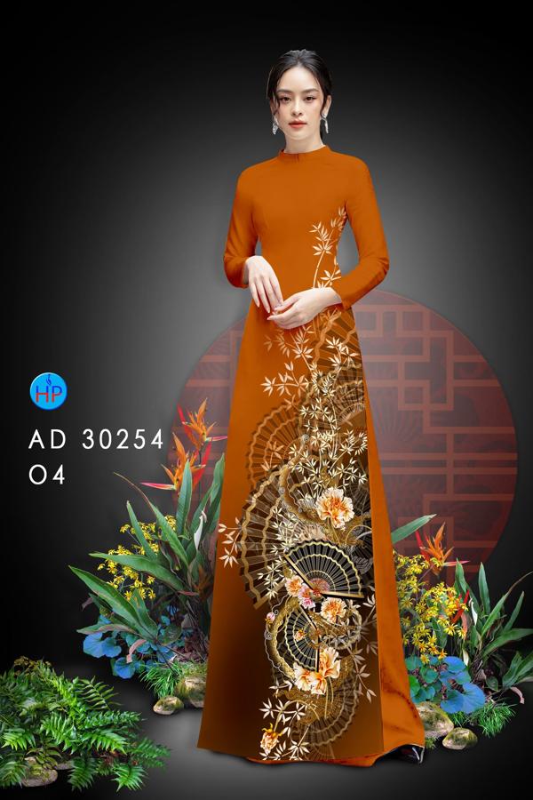 Vải Áo Dài Hoa In 3D kiểu mới AD 30254 39 Vải Áo Dài Hoa In 3D kiểu mới AD 30254