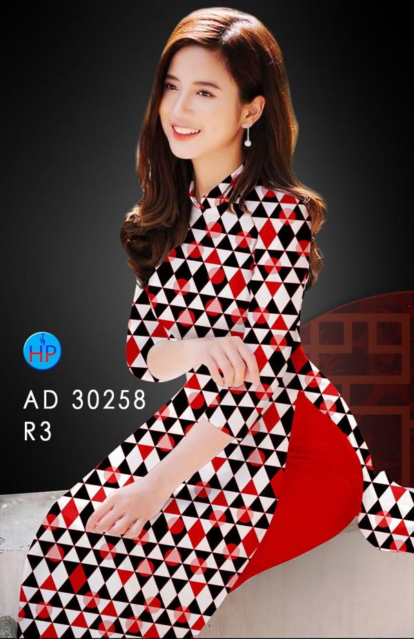 Vải Áo Dài Hoa Văn kiểu mới AD 30258