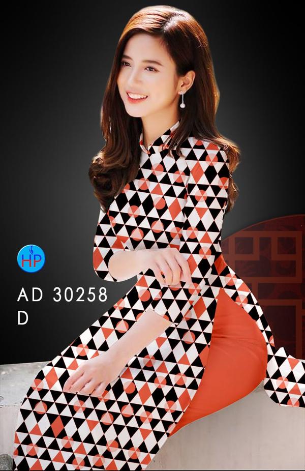 Vải Áo Dài Hoa Văn kiểu mới AD 30258