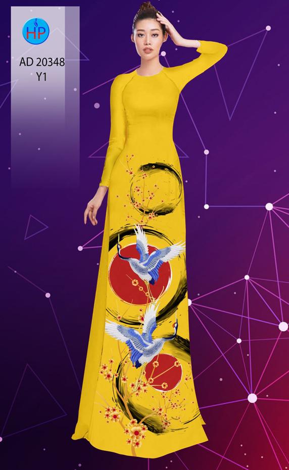 Vải Áo Dài Hoa Mai Và Chim Hạc thiết kế 2020 AD 20348 41 Vải Áo Dài Hoa Mai Và Chim Hạc thiết kế 2020 AD 20348