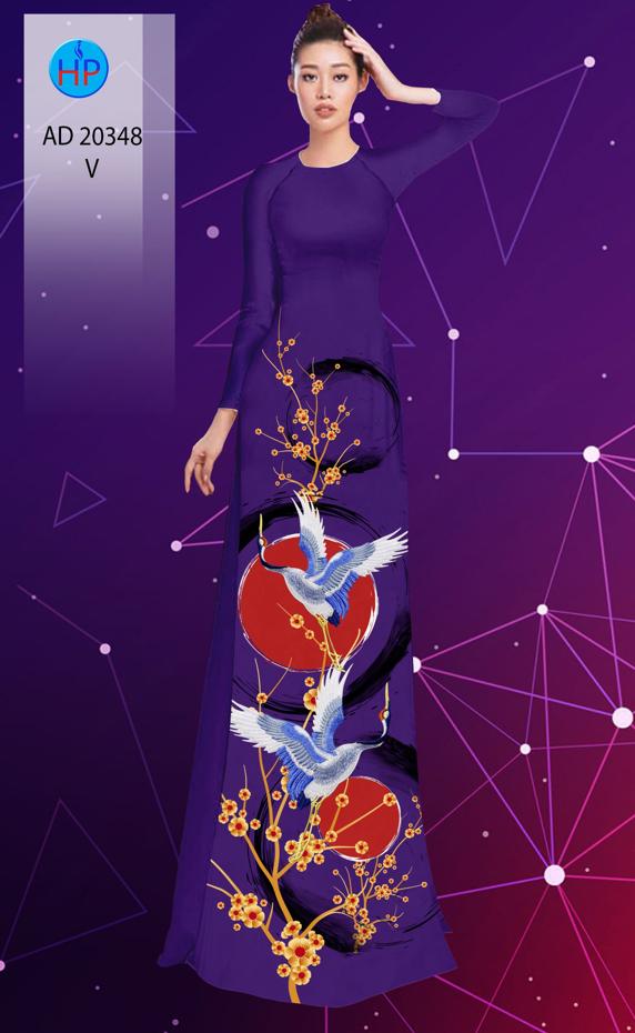 Vải Áo Dài Hoa Mai Và Chim Hạc thiết kế 2020 AD 20348 42 Vải Áo Dài Hoa Mai Và Chim Hạc thiết kế 2020 AD 20348
