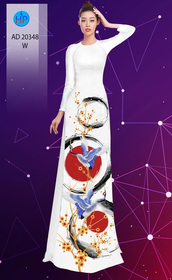 Vải Áo Dài Hoa Mai Và Chim Hạc thiết kế 2020 AD 20348 53 Vải Áo Dài Hoa Mai Và Chim Hạc thiết kế 2020 AD 20348