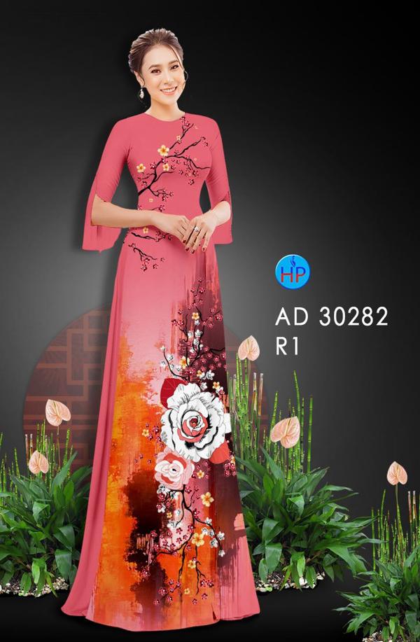 Vải Áo Dài Hoa Đào thiết kế 2020 AD 30282 37 Vải Áo Dài Hoa Đào thiết kế 2020 AD 30282