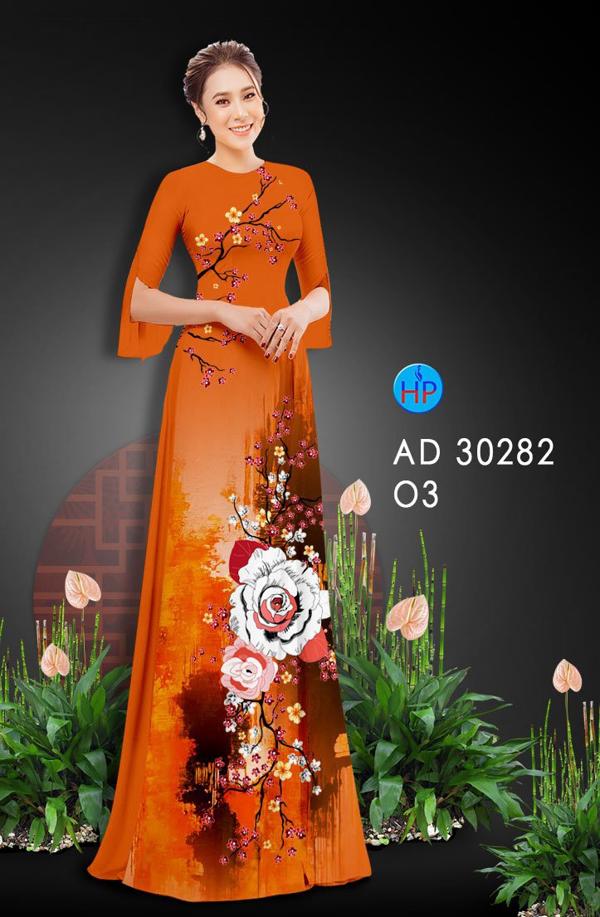 Vải Áo Dài Hoa Đào thiết kế 2020 AD 30282 45 Vải Áo Dài Hoa Đào thiết kế 2020 AD 30282