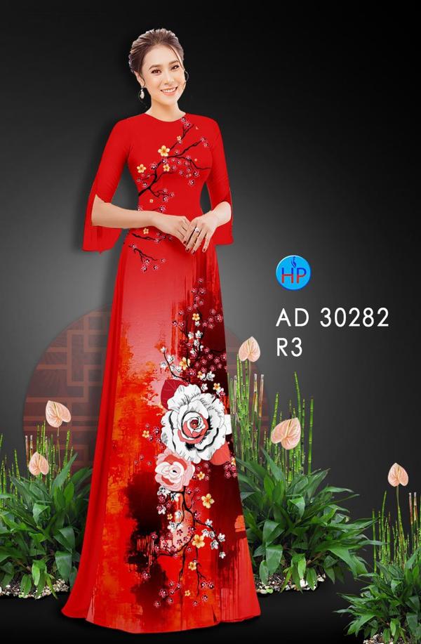 Vải Áo Dài Hoa Đào thiết kế 2020 AD 30282 47 Vải Áo Dài Hoa Đào thiết kế 2020 AD 30282