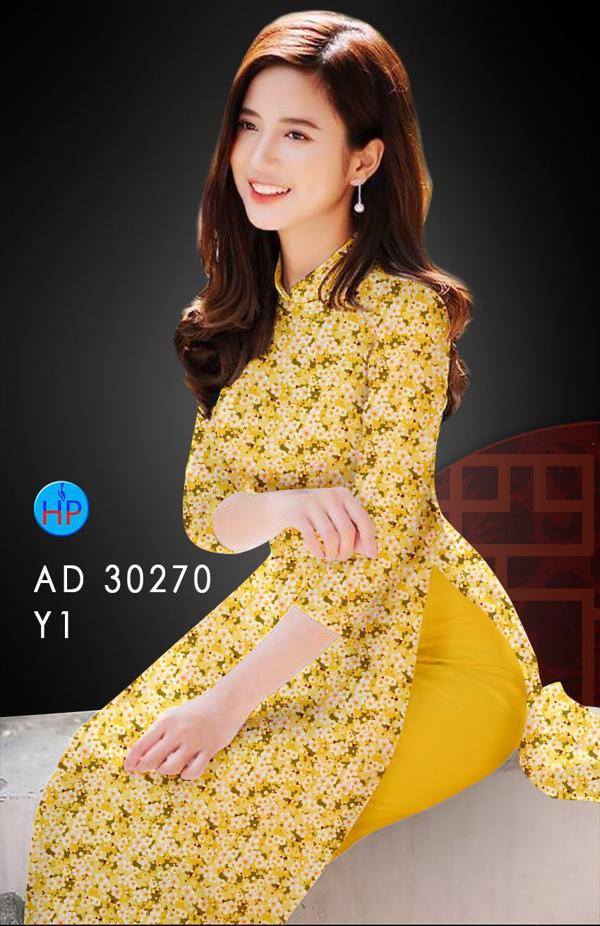 Vải Áo Dài Hoa Nhí kiểu mới AD 30270 38 Vải Áo Dài Hoa Nhí kiểu mới AD 30270
