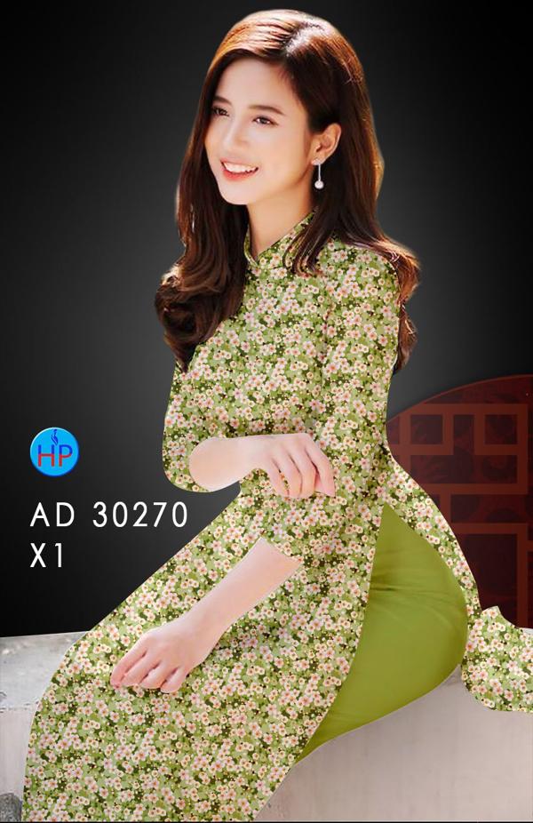 Vải Áo Dài Hoa Nhí kiểu mới AD 30270 41 Vải Áo Dài Hoa Nhí kiểu mới AD 30270