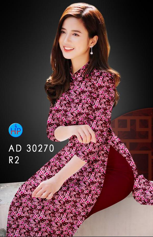 Vải Áo Dài Hoa Nhí kiểu mới AD 30270 48 Vải Áo Dài Hoa Nhí kiểu mới AD 30270