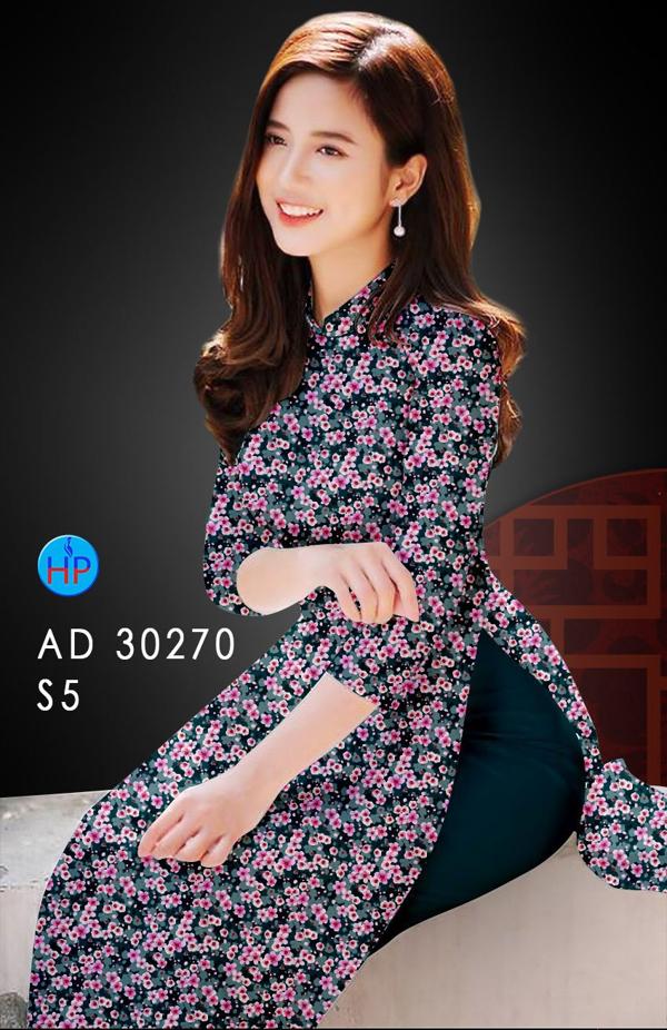 Vải Áo Dài Hoa Nhí kiểu mới AD 30270 52 Vải Áo Dài Hoa Nhí kiểu mới AD 30270