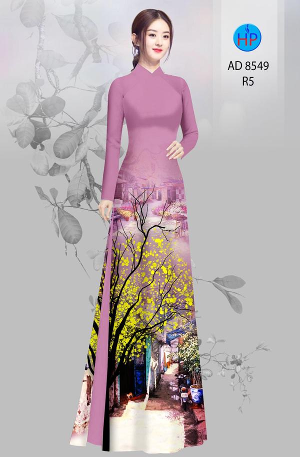 Vải Áo Dài Hoa Mai kiểu mới AD 8549 39 Vải Áo Dài Hoa Mai kiểu mới AD 8549