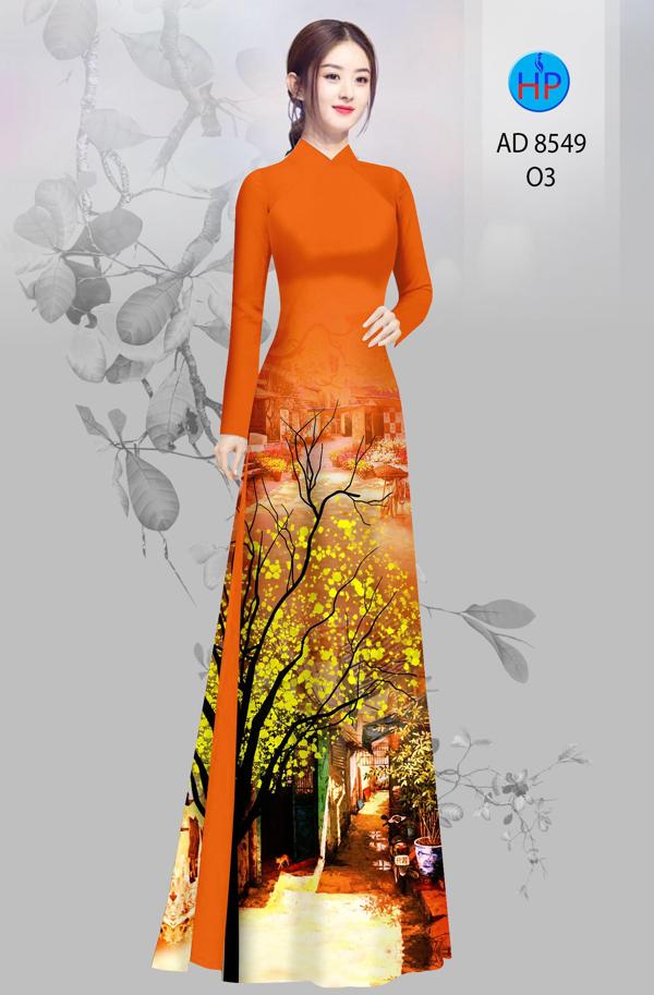 Vải Áo Dài Hoa Mai kiểu mới AD 8549 42 Vải Áo Dài Hoa Mai kiểu mới AD 8549