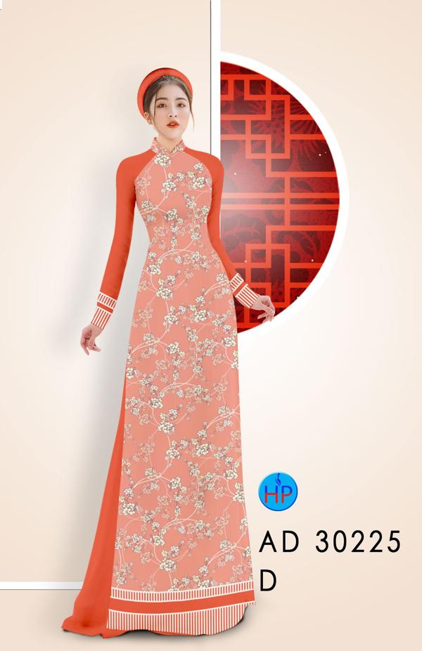 Vải Áo Dài Hoa Đào Nhí thiết kế 2020 AD 30225