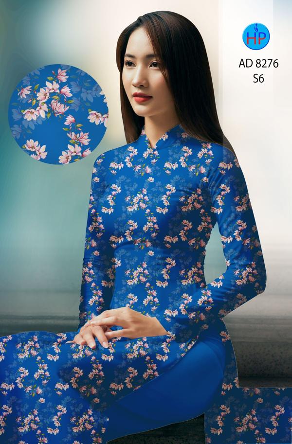 Vải Áo Dài Hoa Đều mới ra AD 8276
