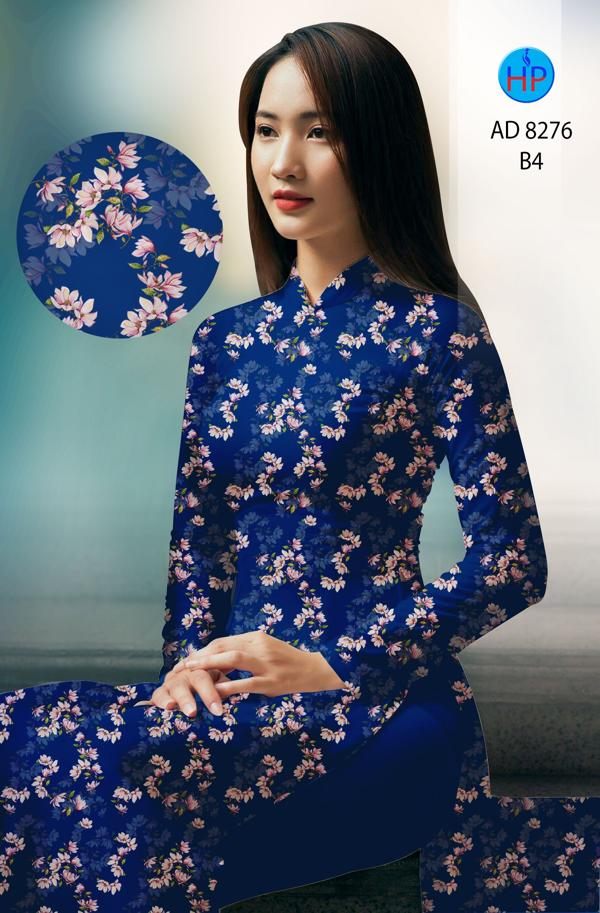 Vải Áo Dài Hoa Đều mới ra AD 8276