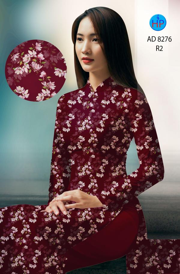 Vải Áo Dài Hoa Đều mới ra AD 8276