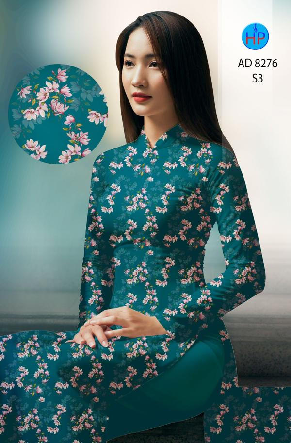 Vải Áo Dài Hoa Đều mới ra AD 8276