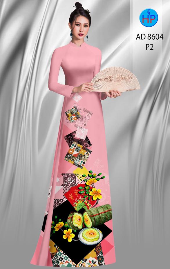 Vải Áo Dài Hoa Mai Tết thiết kế 2020 AD 8604 36 Vải Áo Dài Hoa Mai Tết thiết kế 2020 AD 8604