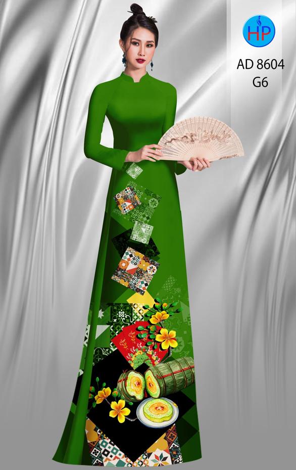 Vải Áo Dài Hoa Mai Tết thiết kế 2020 AD 8604 48 Vải Áo Dài Hoa Mai Tết thiết kế 2020 AD 8604