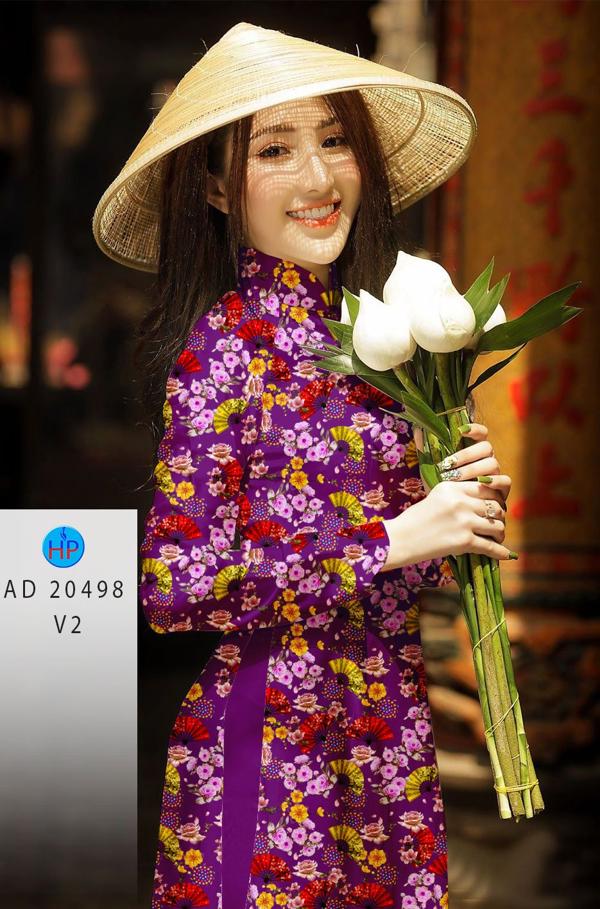 Vải Áo Dài Hoa Nhí kiểu mới AD 20498 41 Vải Áo Dài Hoa Nhí kiểu mới AD 20498