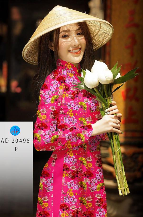 Vải Áo Dài Hoa Nhí kiểu mới AD 20498 44 Vải Áo Dài Hoa Nhí kiểu mới AD 20498