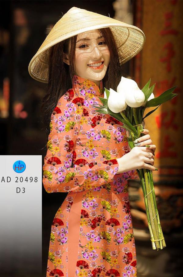 Vải Áo Dài Hoa Nhí kiểu mới AD 20498 49 Vải Áo Dài Hoa Nhí kiểu mới AD 20498