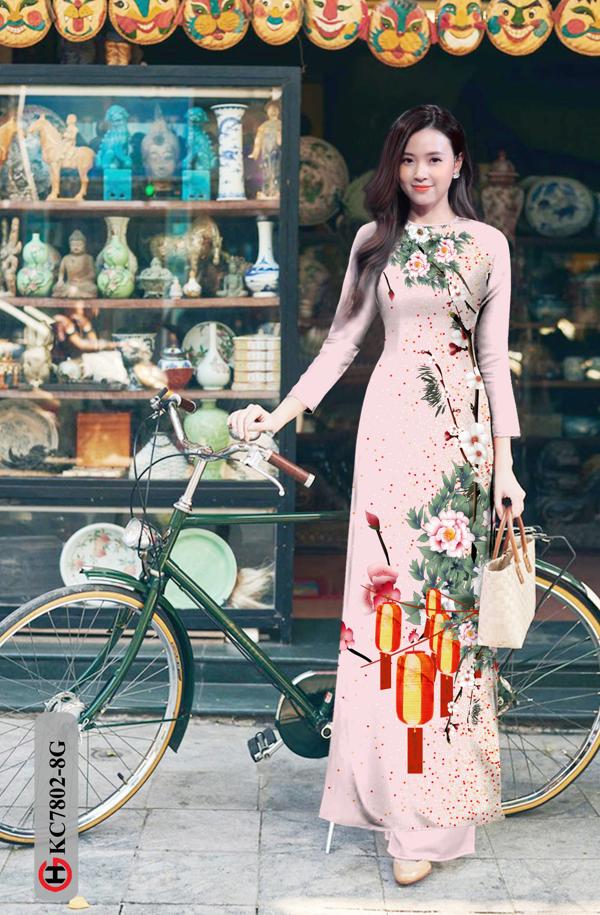Vải Áo Dài Tết Năm Mới mới ra AD KC7802 33 Vải Áo Dài Tết Năm Mới mới ra AD KC7802