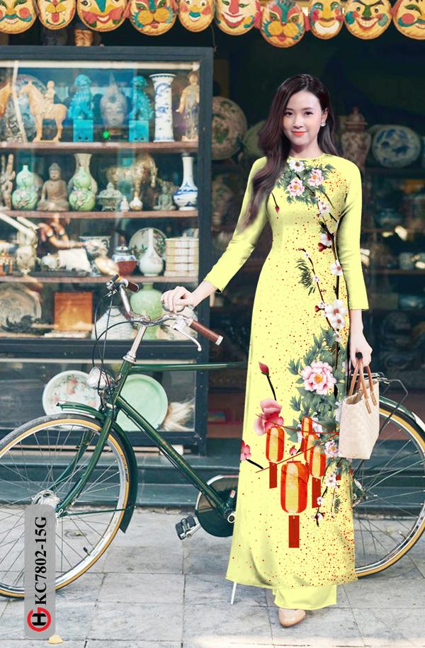 Vải Áo Dài Tết Năm Mới mới ra AD KC7802 37 Vải Áo Dài Tết Năm Mới mới ra AD KC7802
