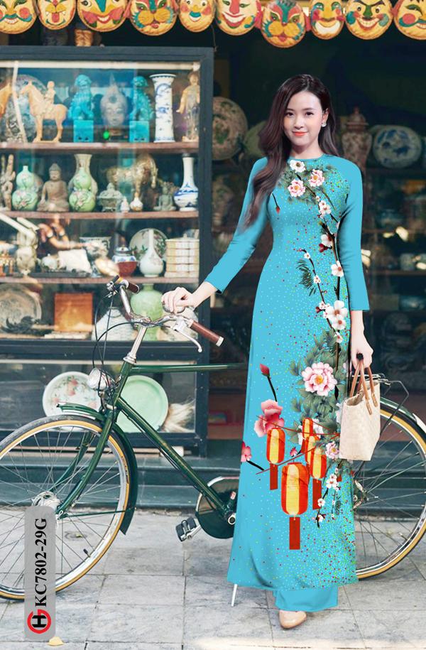 Vải Áo Dài Tết Năm Mới mới ra AD KC7802 44 Vải Áo Dài Tết Năm Mới mới ra AD KC7802