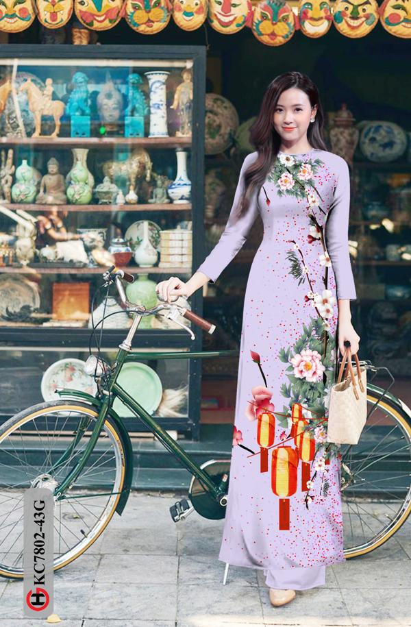 Vải Áo Dài Tết Năm Mới mới ra AD KC7802 42 Vải Áo Dài Tết Năm Mới mới ra AD KC7802