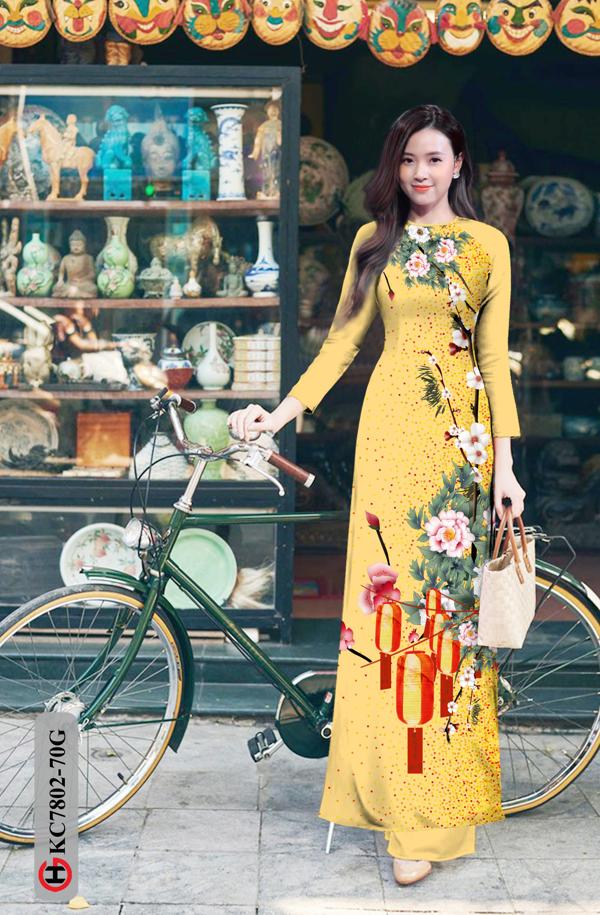 Vải Áo Dài Tết Năm Mới mới ra AD KC7802 41 Vải Áo Dài Tết Năm Mới mới ra AD KC7802