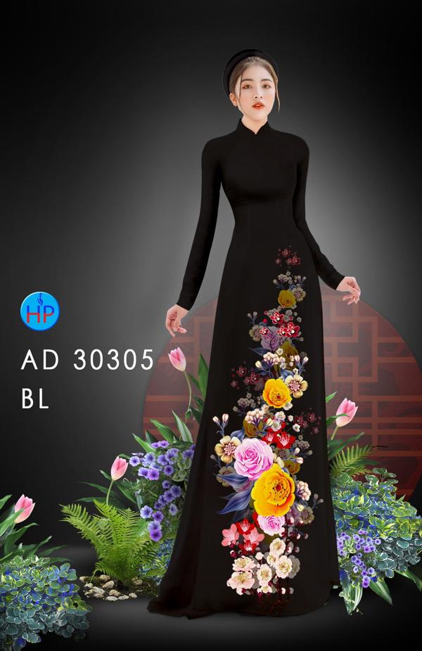 Vải Áo Dài Hoa In 3D mới ra AD 30305 38 Vải Áo Dài Hoa In 3D mới ra AD 30305