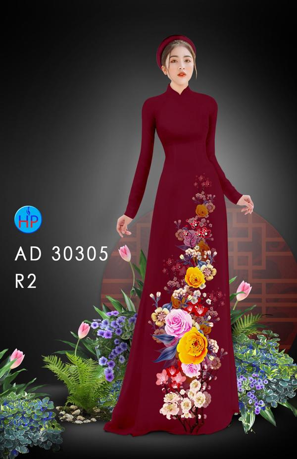 Vải Áo Dài Hoa In 3D mới ra AD 30305 49 Vải Áo Dài Hoa In 3D mới ra AD 30305