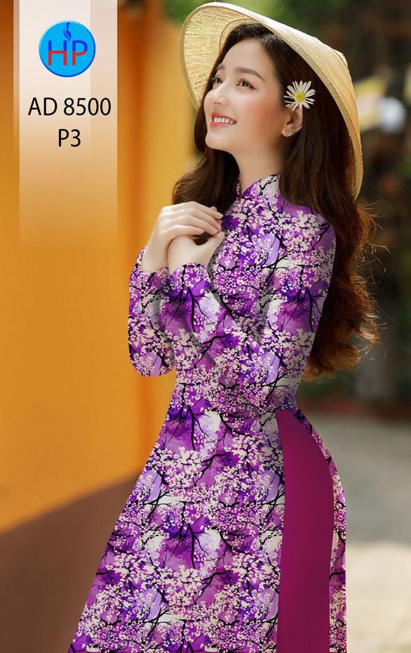Vải Áo Dài Hoa Đều mới ra AD 8500